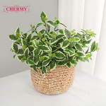Artificial Green Plant Leaves Manufacturer - CM-TH1535 for Home Wedding Hotel Decoration