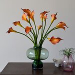 Artificial Calla Lily Manufacturer - TH1225 Wholesale Real Touch EVA White for Home Table