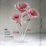 Giant Flower Manufacturer - Wedding Stage Craft White Red Roses for Window Decor Party Set