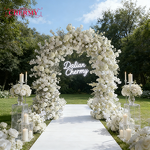 Artificial Flower Arch Manufacturer - with Stand Colorful Silk Rose Romantic Wilderly Bride Gender Reveal