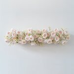 Artificial Silk Flower Runner Manufacturer - Hot Sale Wedding Table Rose Centerpiece Aisle