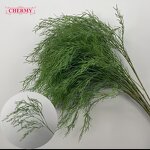 Artificial Wall Hanging Plants Manufacturer - Dalian Chermy TH1436 Hot Selling Green Plastic for Office & Party