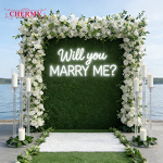 Artificial Flower Wall Backdrop Manufacturer - 8ft X 8ft Realistic Silk Mixed Soft Waterproof