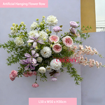 Artificial Flower Backdrop Manufacturer - CM-TW006 Flower Forest Pink Purple Silk for Wedding Party