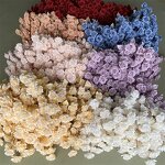 Artificial Rose Manufacturer - Dalian Chermy Factory Price 5-Head White Silk for Wedding Decor