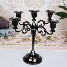 Metal Candelabra Manufacturer - 5 Arm for Weddings Table Centerpieces Taper Luxury Candles Holder