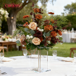 Artificial Silk Flower Ball Manufacturer - OEM Decorative for Wedding Event Table Centerpieces