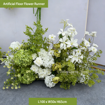 Artificial Silk Flowers Ball Manufacturer - Floor Runner 100cm Handcrafted for Graduation Table Factory Direct
