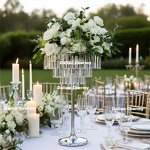Acrylic Candelabra Manufacturer - Elegant 5 Arm Tall Candle Holders for Wedding Centerpieces Wholesale