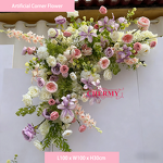 Artificial Flower Backdrop Manufacturer - CM-TW006 Flower Forest Pink Purple Silk for Wedding Party