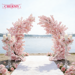 Artificial Cherry Blossom Tree Manufacturer - OEM Wedding White Big Large Sakura Flower Tree