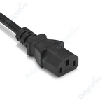Power Cable Extension - Custom IEC C13 EU - 1.05m AC Supply - PC TV Monitor Home Appliance
