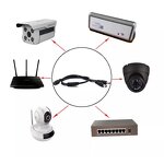 Power Adapter - ZHONGFEI DC Cord Y Splitter - 5.5x2.1/2.5mm 15A 12V - Female to Male DC Plug