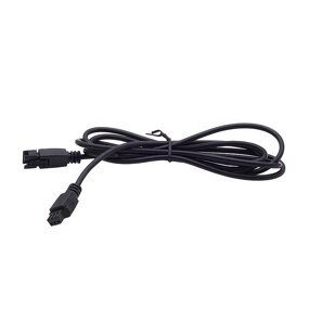 Power Cord - ZHONFEI Black PVC Silicone 3m - Light Source Extension Male/Female Electrical Power