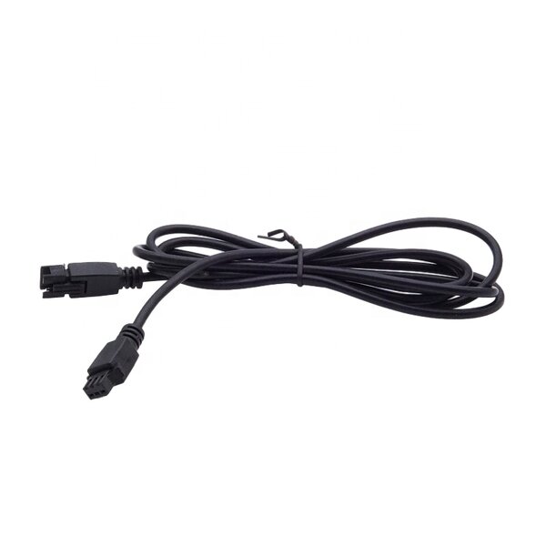 Power Cord - ZHONFEI Black PVC Silicone 3m - Light Source Extension Male/Female Electrical Power