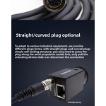 Wire - Hr10A-7P-6S 6-Pin Female Hirose - Industrial Camera CCD Lens 15m Power Extension IEC Female