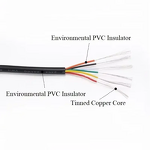 Power Cable - 2 Core Pin Charging Extension - Right Angle Magnetic Suction - Connector Plug Adapter PC