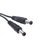 Power Adapter - ZHONGFEI DC Cord Y Splitter - 5.5x2.1/2.5mm 15A 12V - Female to Male DC Plug