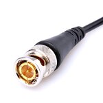 Connector - BNC Female Adapter - DC Power Pigtail - CCTV Camera Security - PC Housing Male Cord