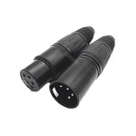 Connector - XLR Male 3P NC3FXX - 3-5 Cores Zinc Alloy Copper Contact - MIC Mixer Cable