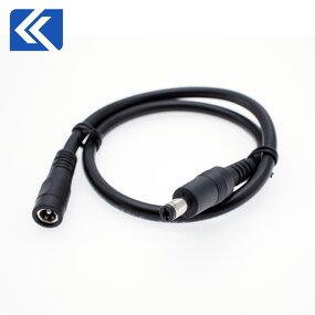 DC Power Cable - 5.5*2.5/2.1mm Straight DC5525 Plug - Open Extension Male to Female 1 Pin Custom Audio