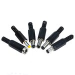 DC Connector - 5.5*2.1/2.5mm Male Jack - YX Electrical - Copper Welded Plastic Housing Tuning Fork Cable