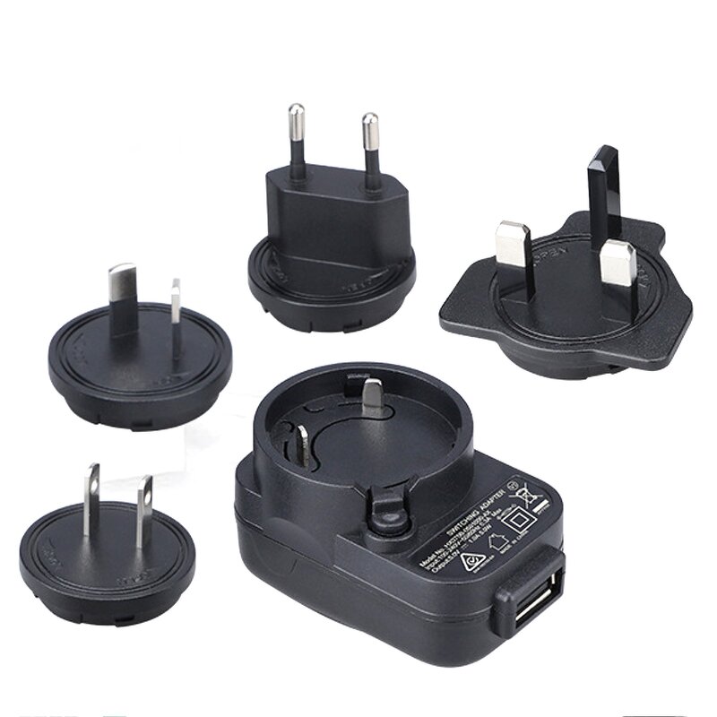 Power Adapter Manufacturer - EU 2/3 Pin Stainless Steel Tamper Resistant - 24V 2A USB Portable