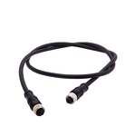 Connector - Custom M12 ITT Male Female PVC Waterproof - Pure Copper Aviation Joint Power Extension