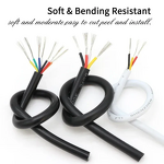 Power Cable - 2 Core Pin Charging Extension - Right Angle Magnetic Suction - Connector Plug Adapter PC