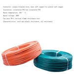 US High Temperature Resistance 105℃ Copper PVC Cable Solid Bare Custom Wire for Electrical Supplies Power Extension Cords Whole