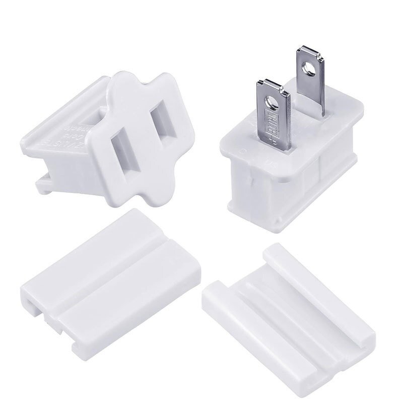 Power Socket - Inline 125V 6/8AMP Female/Male - SPT2 Extension Cord - Outdoor Home Garden