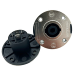 Audio Connector - Professional 4-Core Speaker Amplifier - 4-Pin XLR Plug - Metal Socket Ohm