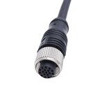 Connector - Custom M12 ITT Male Female PVC Waterproof - Pure Copper Aviation Joint Power Extension