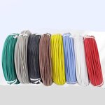 UL1333 18 UL1863 22AWG Solid Copper PVC Bare Low Voltage Power Cable Household Wires ETFE Heat Resistant 22AWG Electrical Wire