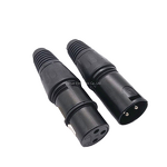 Connector - XLR Male 3P NC3FXX - 3-5 Cores Zinc Alloy Copper Contact - MIC Mixer Cable