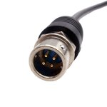 Power Cord - ZHONGFEI 4-Pin Aviation BNC Connector - 4-Core Pilot - 10A 1/5m Extension Cable
