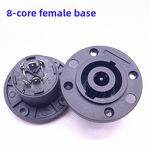 Audio Connector - 8 Core Pin Aviation Plug - Speaker Amplifier Round Socket - 8-Core Male Female Audio