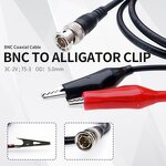 Test Probe Cable - OEM Factory BNC Crocodile Clip - Q9 Male Dual Alligator - IEC Female Pure Copper