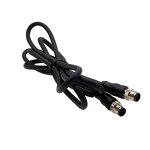 Power Cord - M12 Single Head Custom Plug - ITT Male Female Industry Aviation - Copper Core Extension