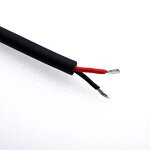Power Cord - SM3P Custom Single Male Light Source - PTFE Core PVC Aluminum Sensor Cable Connector