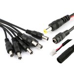 Power Cord - Custom DC 12V 2A CCTV - 5.5*2.1mm PVC LED Strip - Male to IEC Female Connector