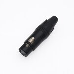 Audio Connector - 3-Pin XLR Plug Copper Contact - 3 Core Speaker Jack - 5 Colour LED Powercon MCX 10A