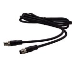 Power Cord - M12 Single Head Custom Plug - ITT Male Female Industry Aviation - Copper Core Extension