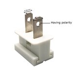 Power Socket - Inline 125V 6/8AMP Female/Male - SPT2 Extension Cord - Outdoor Home Garden