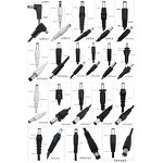 Power Adapter - DC 12V 2A 5.5*2.1mm PVC LED Strip - 28 Core CCTV Security - Male Female Camera