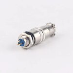 Aviation Connector - 8mm Circular Quick Air Socket XS8 - 3A 250V 2-4 Core - BNC MCX Microwave