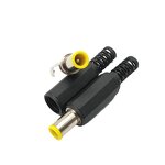 DC Connector - Yellow MCX 5.52.1-2.5mm 6.0/6.54.4mm Male Jack - Microwave Compatible OEM Brand