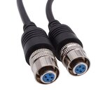 Power Cord - ZHONGFEI 4-Pin Aviation BNC Connector - 4-Core Pilot - 10A 1/5m Extension Cable