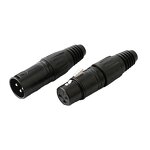 Connector - XLR Male 3P NC3FXX - 3-5 Cores Zinc Alloy Copper Contact - MIC Mixer Cable