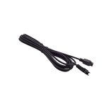 Power Cord - ZHONFEI Black PVC Silicone 3m - Light Source Extension Male/Female Electrical Power